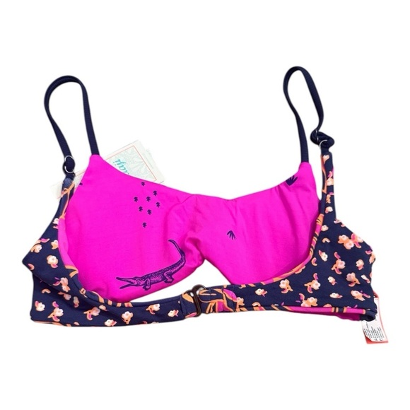 Maaji Croco Lanai Reversible Bra Bikini Top NWT - Picture 6 of 7